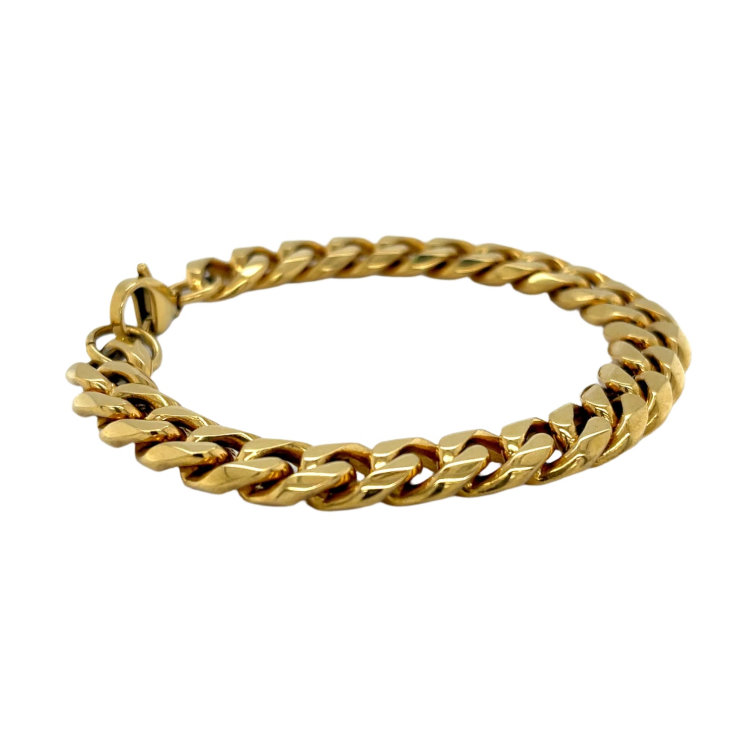 Gold Cuban Link Bracelet