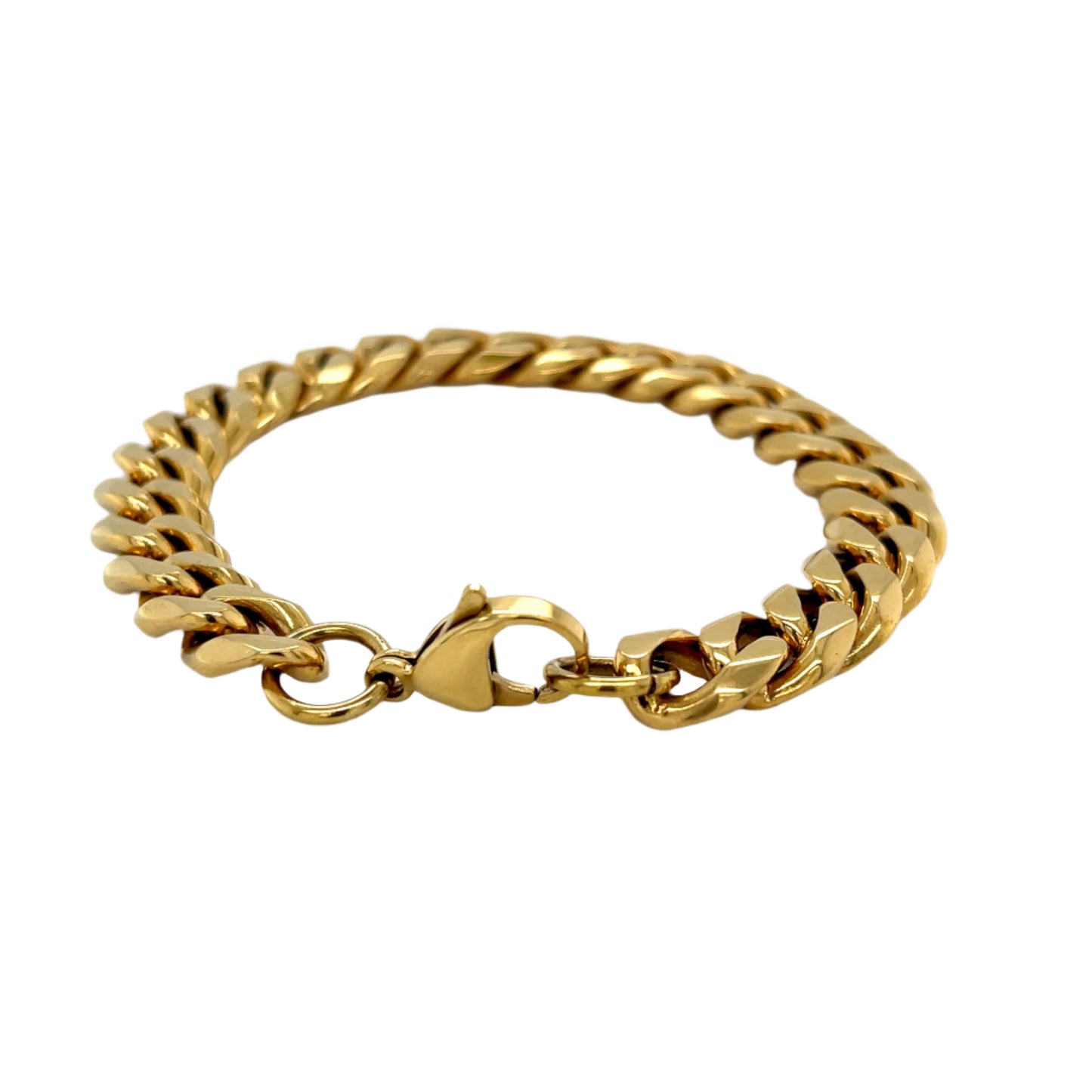 Gold Cuban Link Bracelet