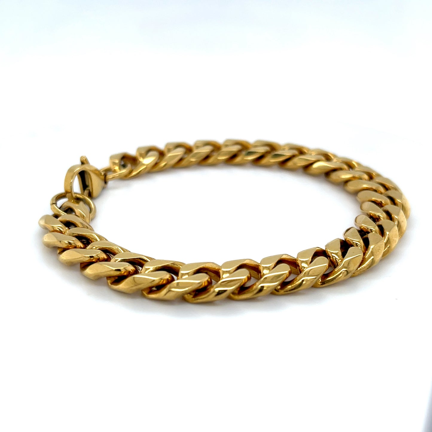 Gold Cuban Link Bracelet