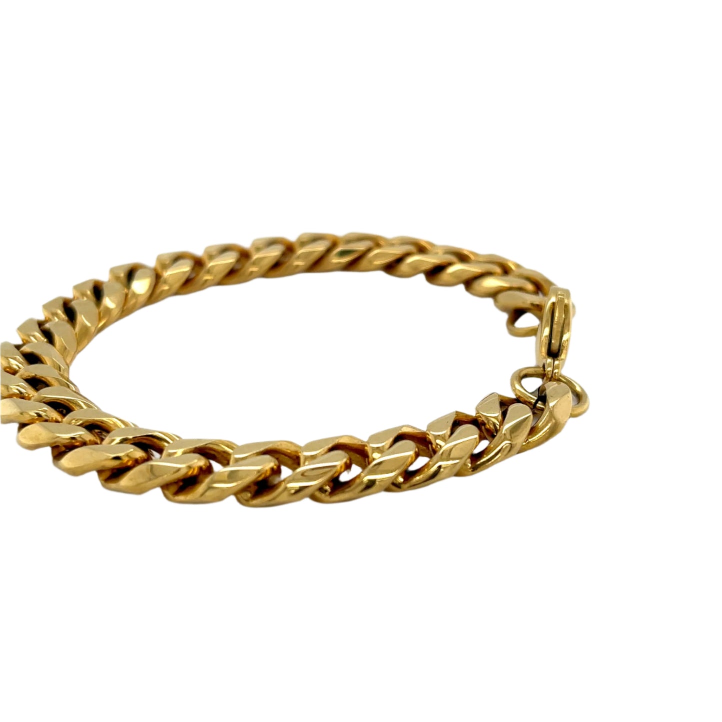 Gold Cuban Link Bracelet