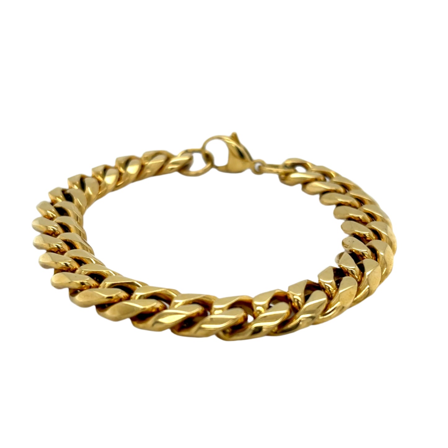 Gold Cuban Link Bracelet