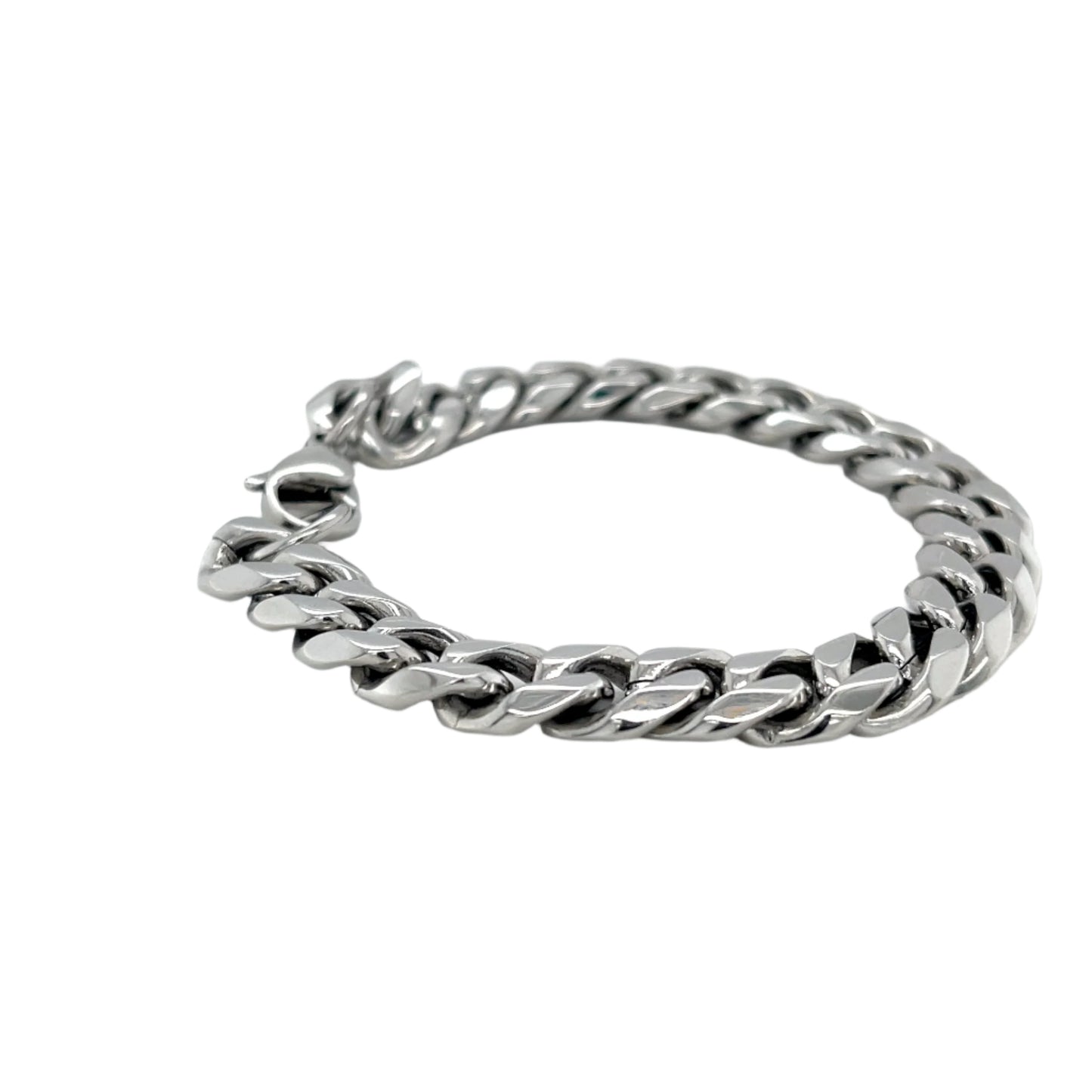 Silver Cuban Link Bracelet