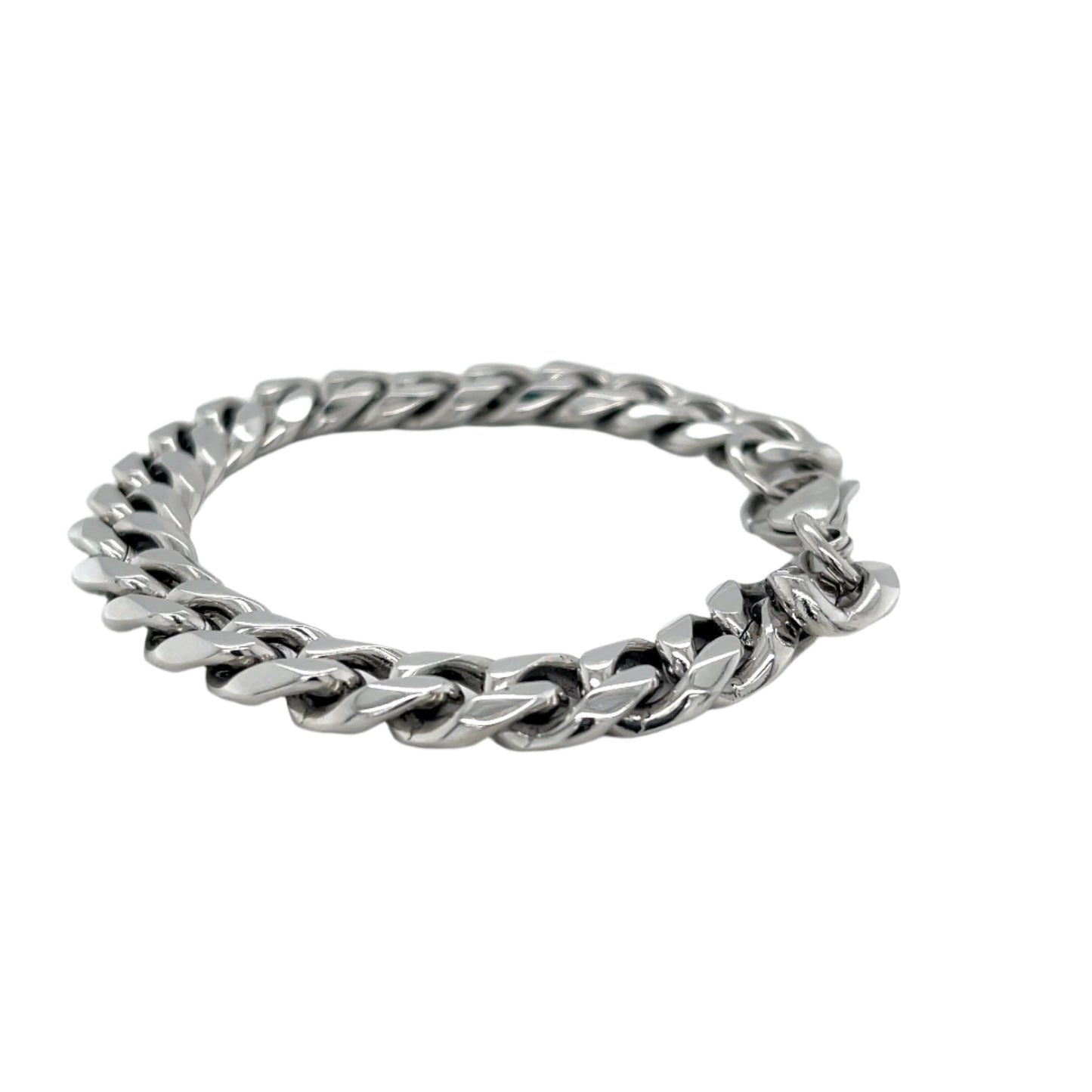 Silver Cuban Link Bracelet