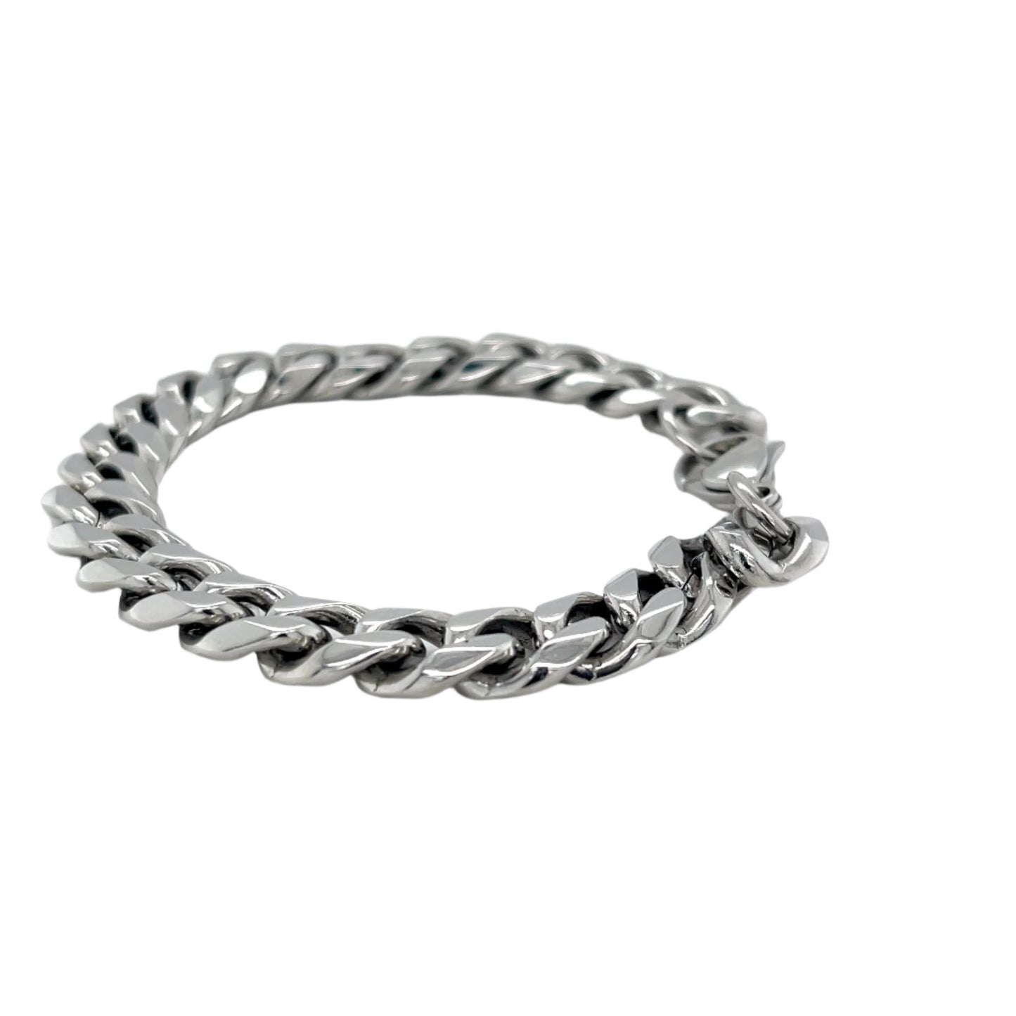 Silver Cuban Link Bracelet