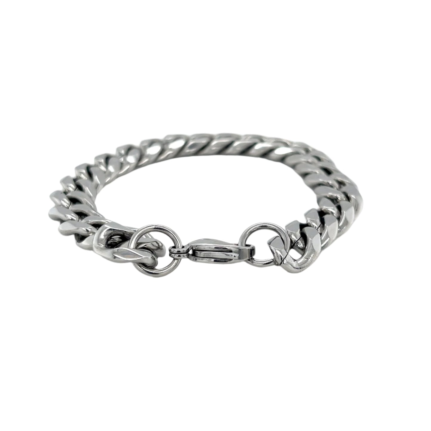 Silver Cuban Link Bracelet