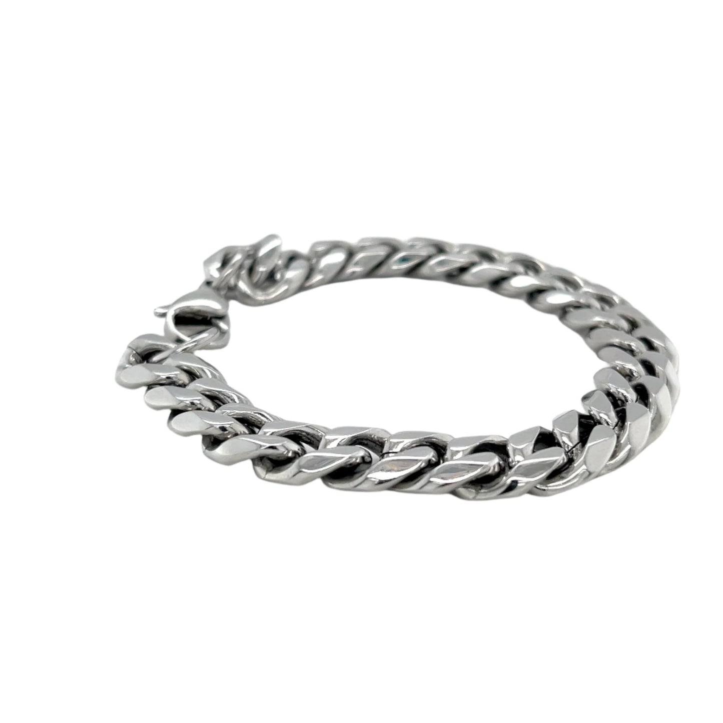 Silver Cuban Link Bracelet