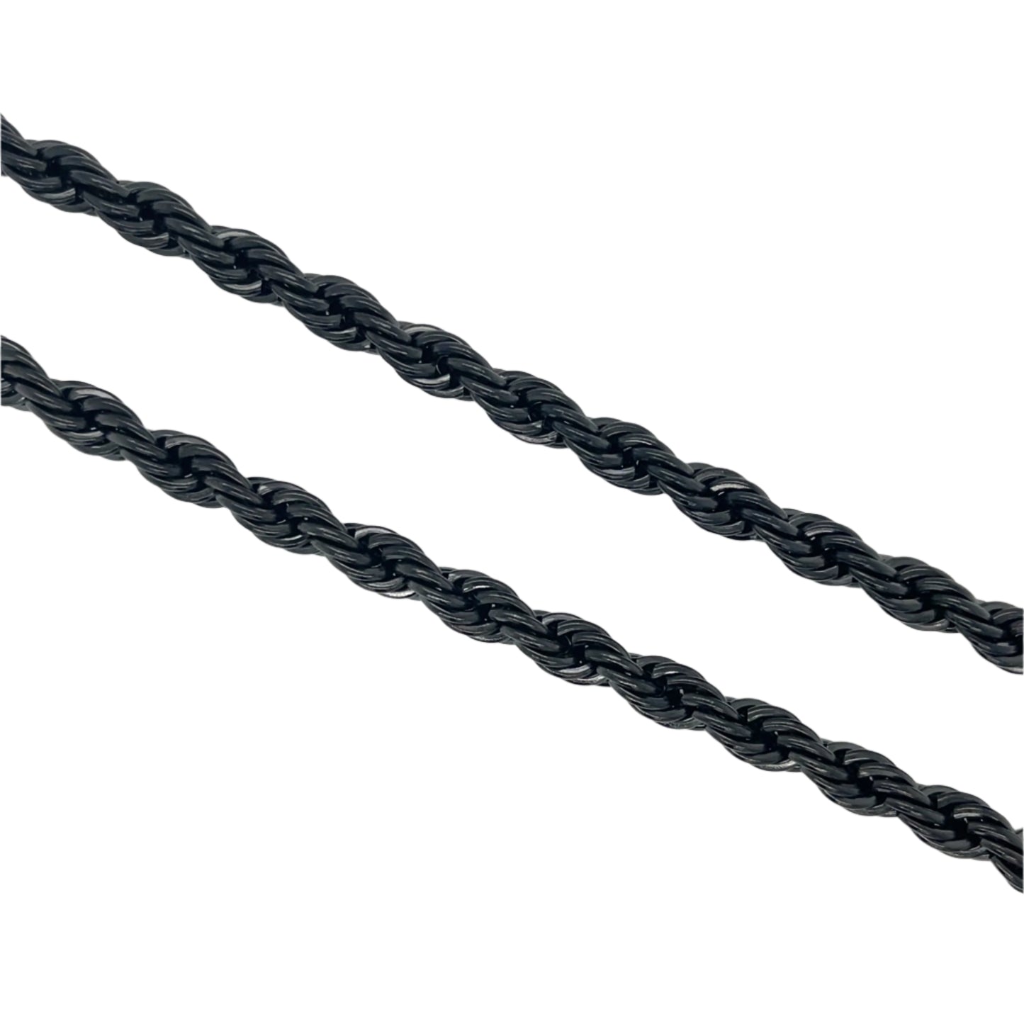 Onyx Rope Chain Necklace