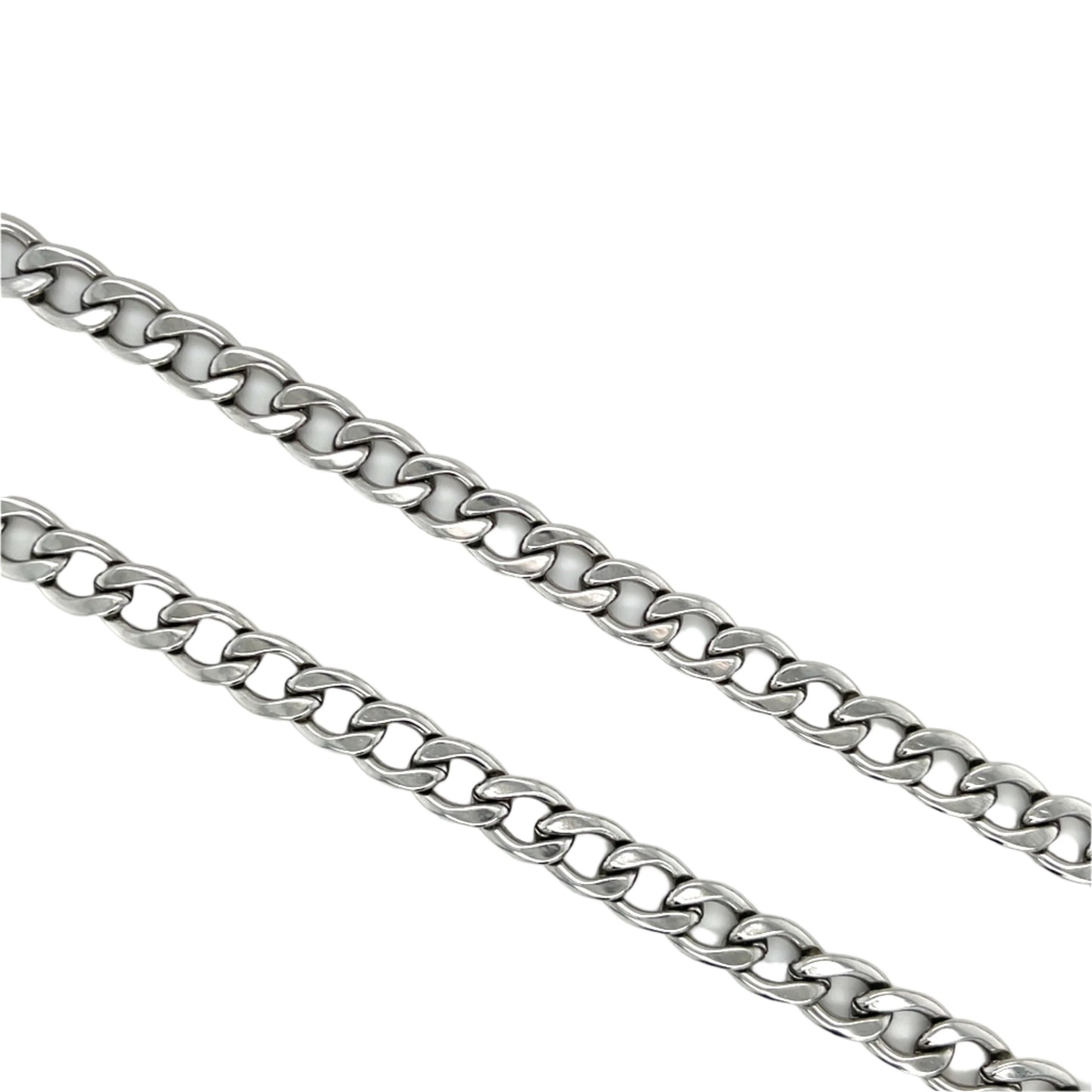 Silver Cuban Link Necklace